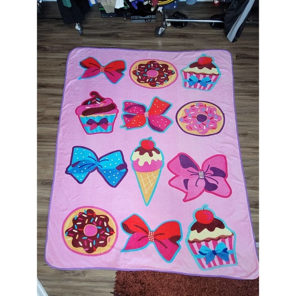 Nickelodeon Jojo Siwa Plush Throw Blanket - Picture 1 of 4